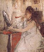 Berthe Morisot Woamn is Making up china oil painting reproduction